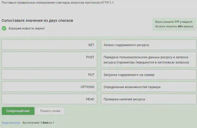 Определения методов запросов